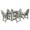 Highwood Usa Hamilton 7pc Rectangular Counter Height Outdoor Patio Furniture Dining Set 72 x 42 AD-ST7HM2CO4BA-EUC - alternate 1
